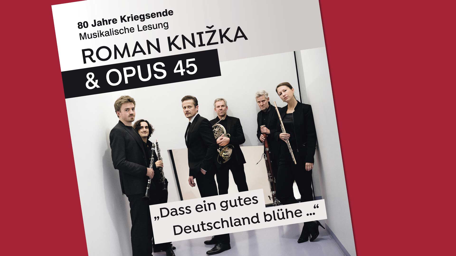 Veranstaltung Musikalische Lesung von OPUS45